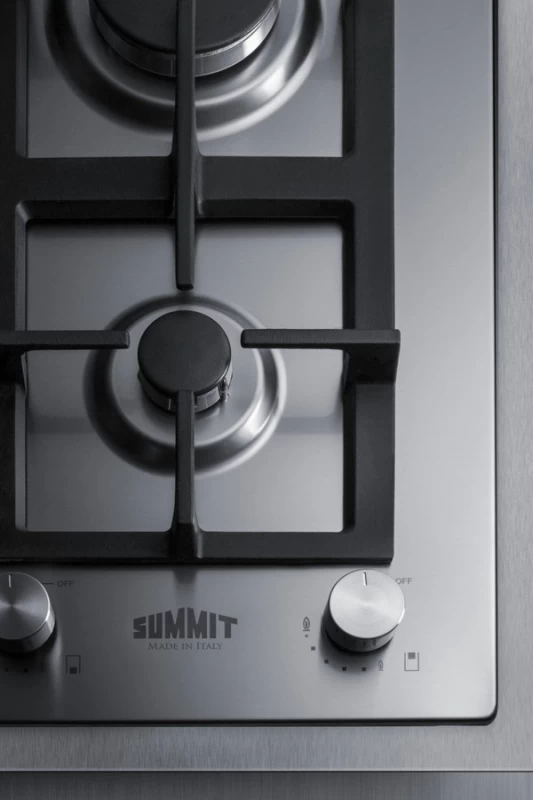 15" Wide 2-Burner Gas Cooktop In Stainless Steel view 5