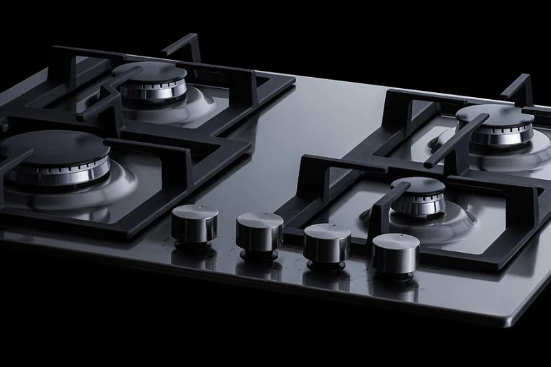 24" Wide 4-Burner Gas Cooktop In Stainless Steel view 5