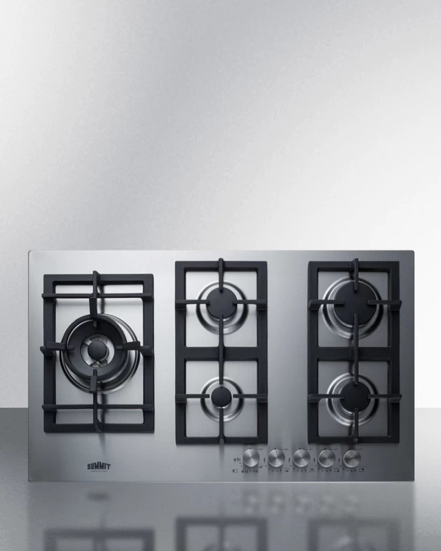 34" Wide 5-Burner Propane Gas Cooktop In Stainless Steel GCJ536SSLP