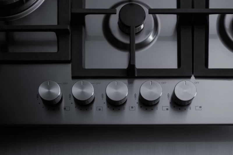 30" Wide 5-Burner Propane Gas Cooktop In Stainless Steel GCJ5SSLP