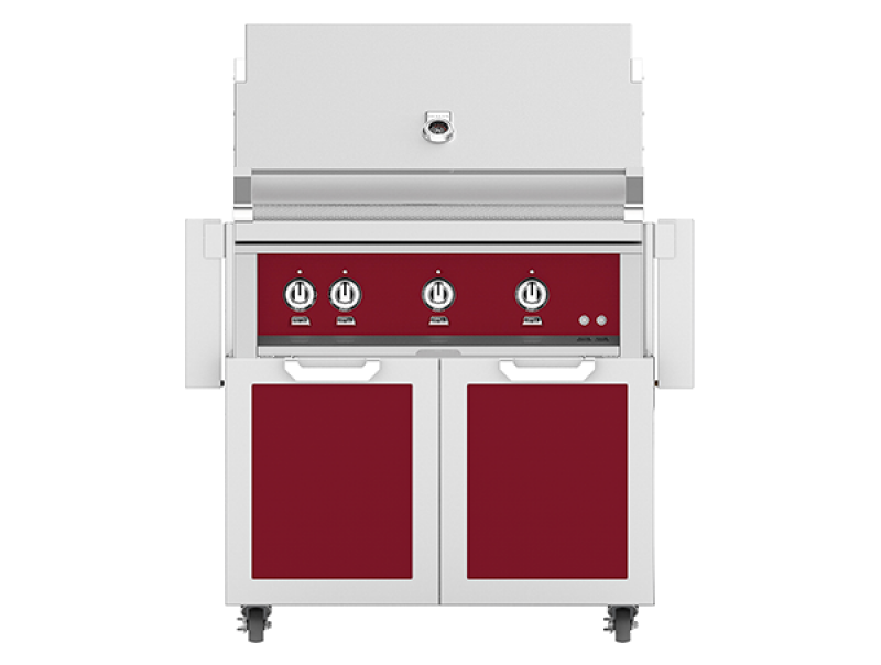 36" Outdoor Freestanding Grill on Double Door Cart GCR36LPBG