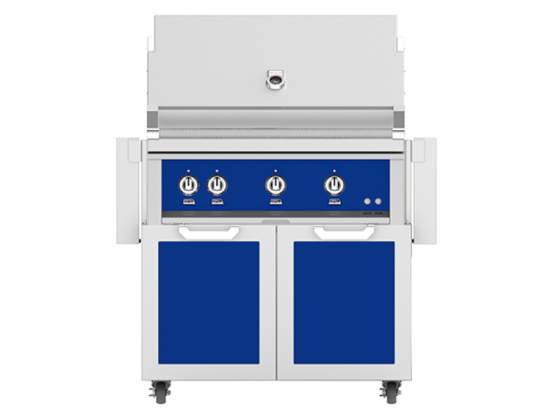 36" Outdoor Freestanding Grill on Double Door Cart GCR36LPBU