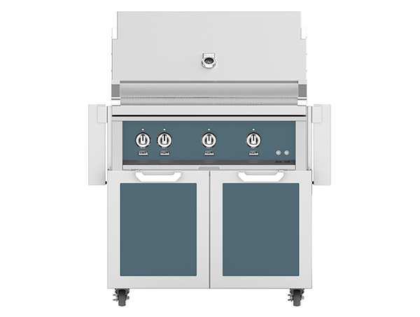36" Outdoor Freestanding Grill on Double Door Cart GCR36LPGG
