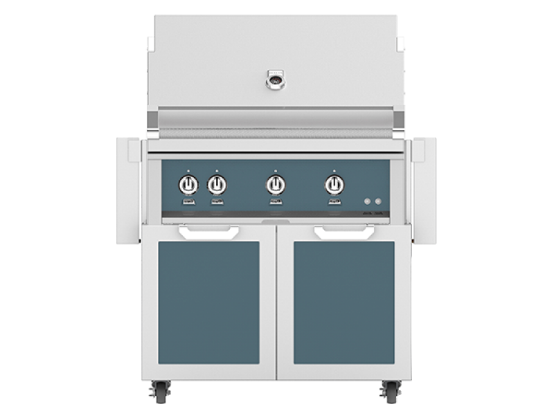 36" Outdoor Freestanding Grill on Double Door Cart GCR36LPGG