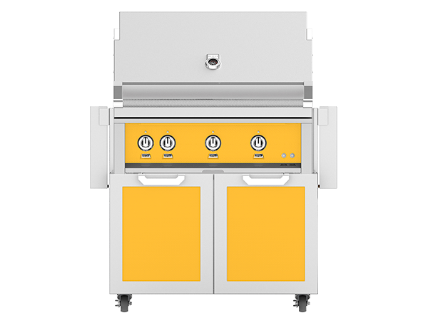 36" Outdoor Freestanding Grill on Double Door Cart GCR36LPYW
