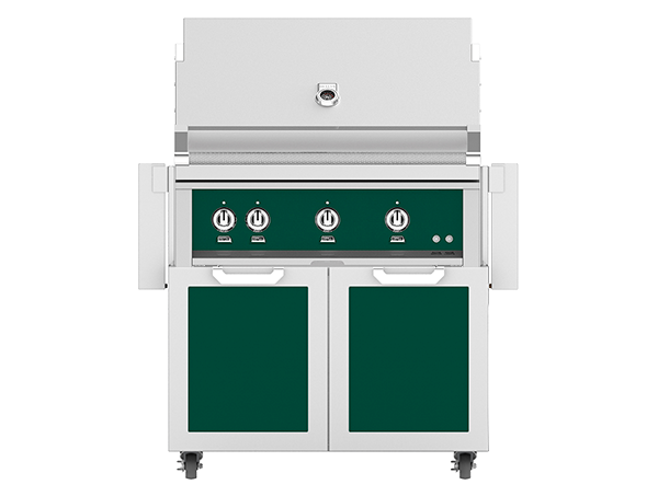 36" Outdoor Freestanding Grill on Double Door Cart GCR36NGGR