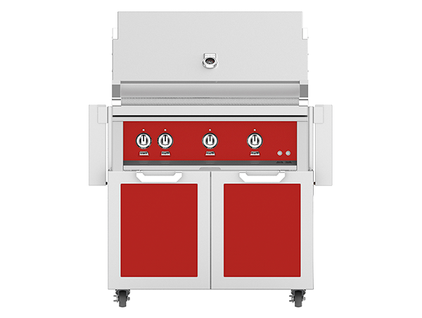 36" Outdoor Freestanding Grill on Double Door Cart GCR36NGRD