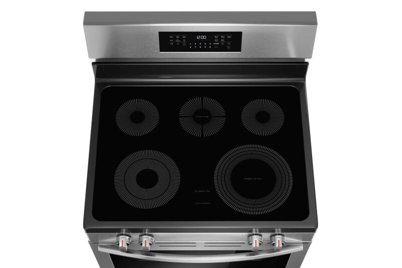 30" Rear Control Electric Range with Air Fry GCRE3059BF