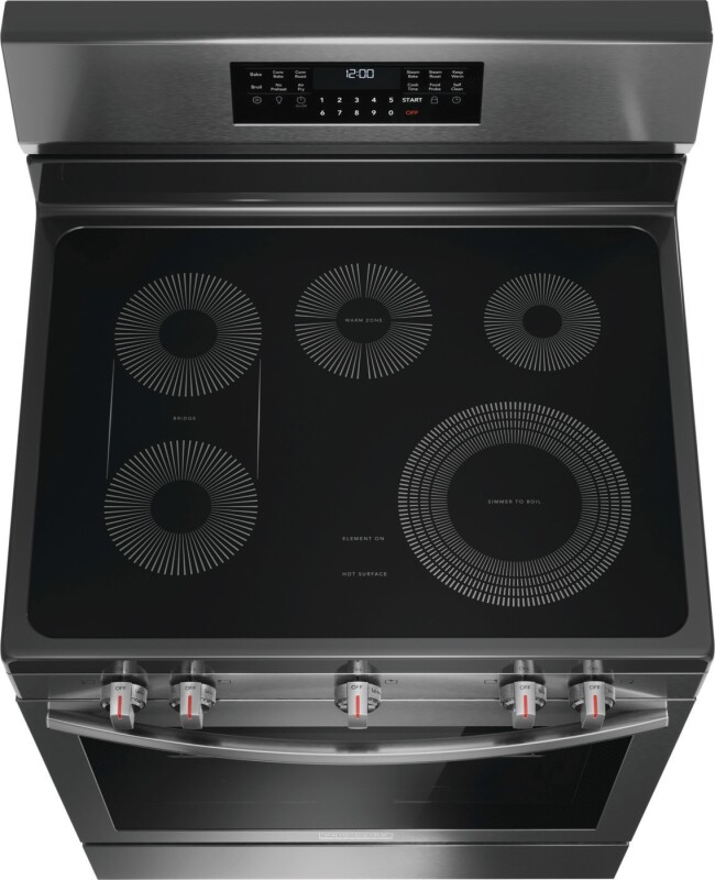 30" Electric Range with No Preheat + Air Fry view 4