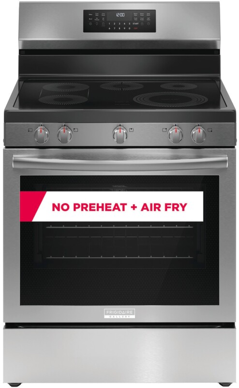 30" Electric Range with No Preheat + Air Fry view 8