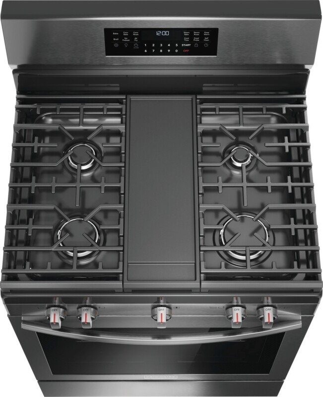 30" Gas Range with No Preheat + Air Fry view 4