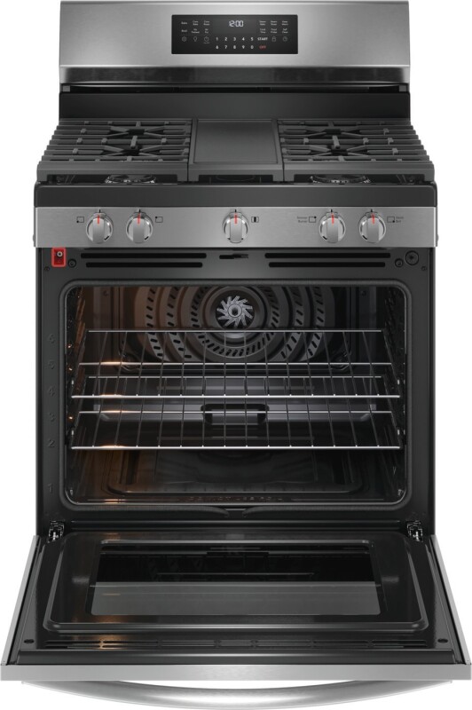 30" Gas Range with No Preheat + Air Fry view 11