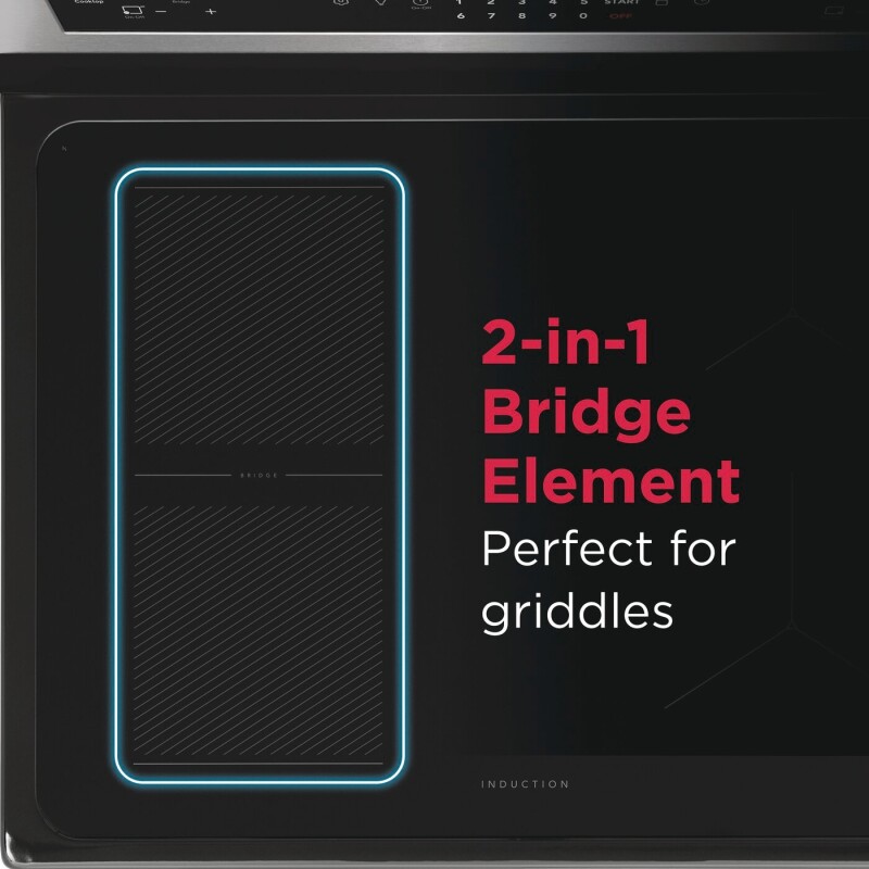 30" Freestanding Induction Range with Total Convection view 7