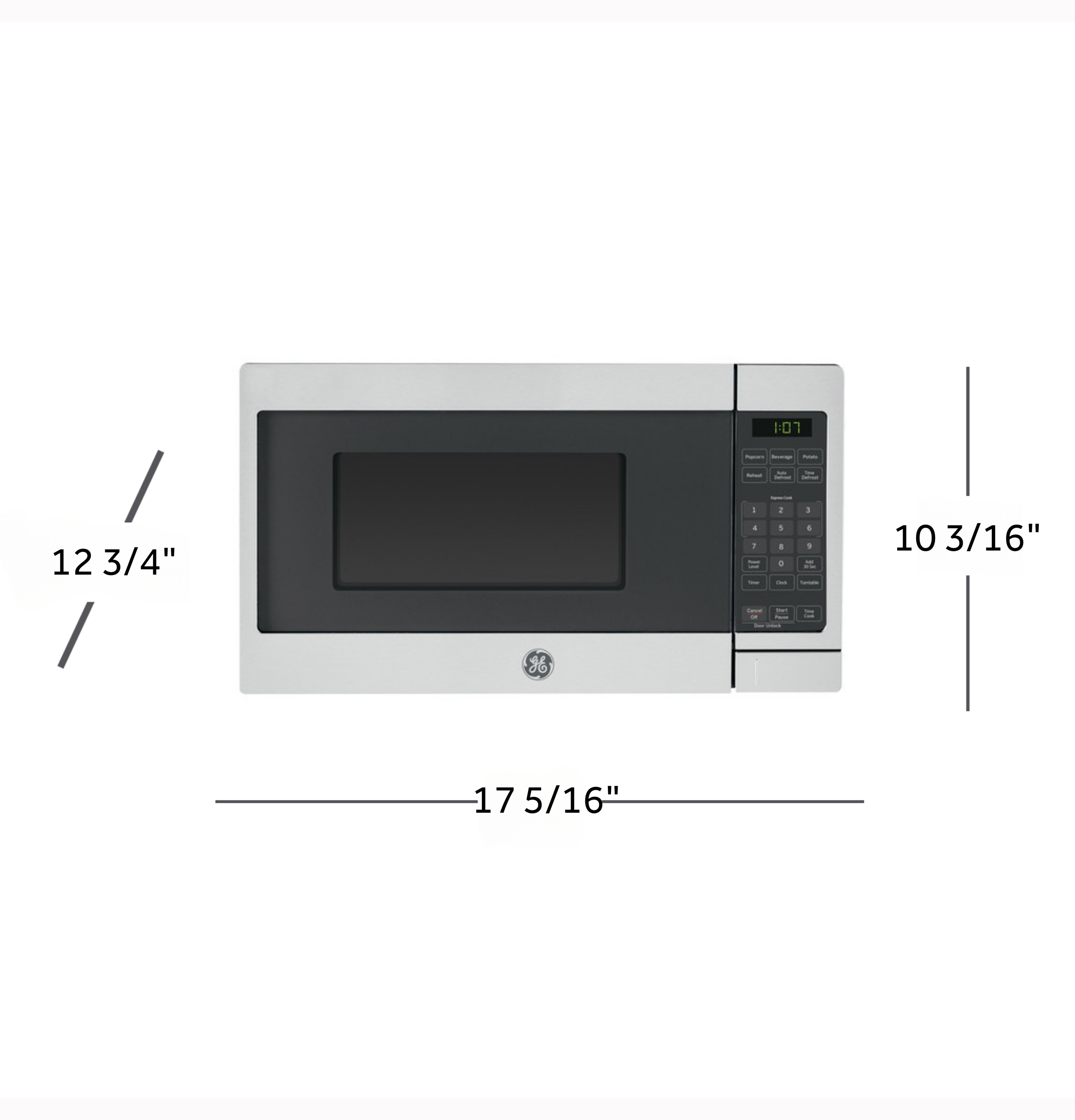 0.7 Cu. Ft. Capacity Countertop Microwave Oven view 4