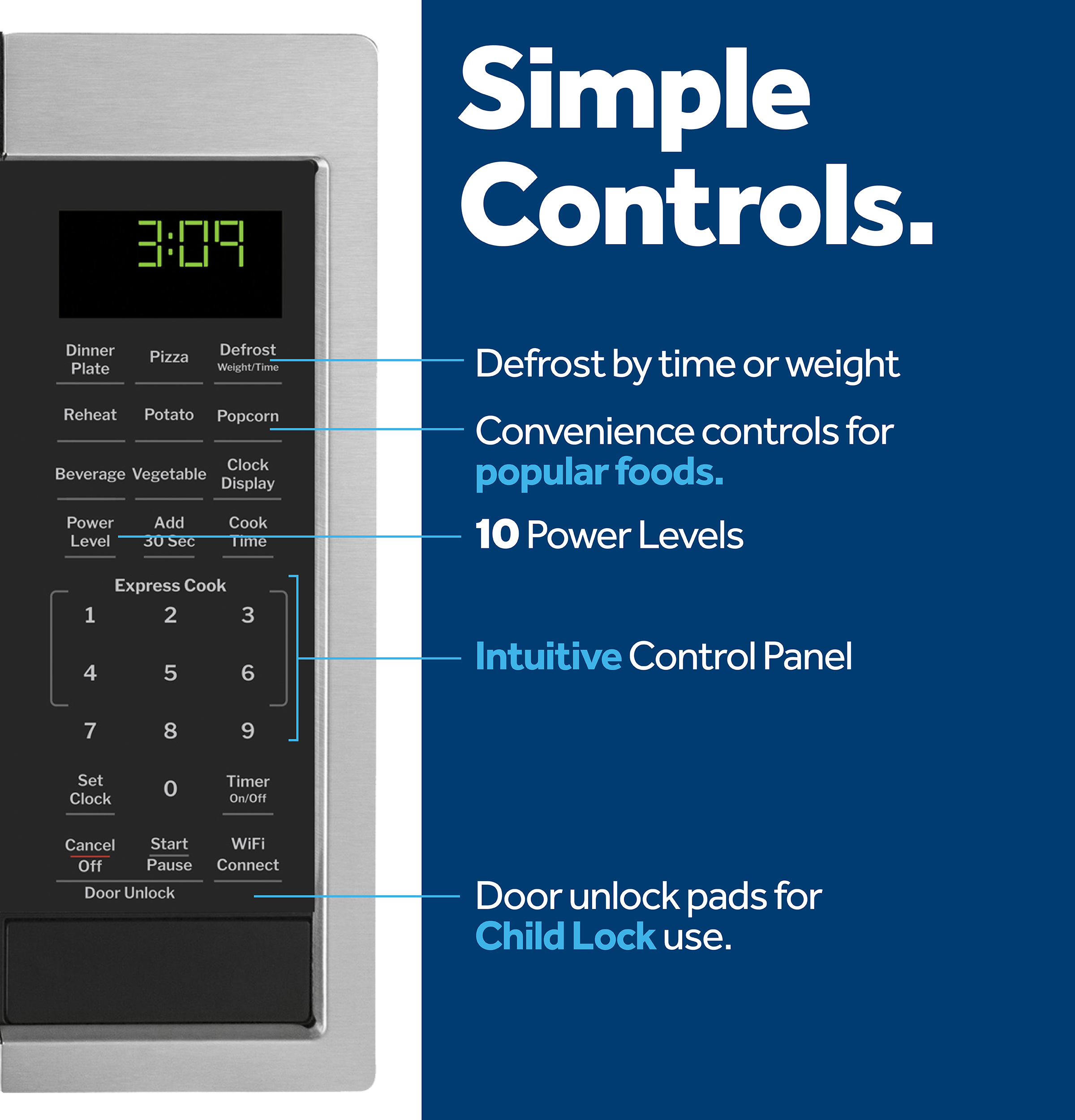 0.9 Cu. Ft. Capacity Smart Countertop Microwave Oven with Scan-To-Cook Technology view 17