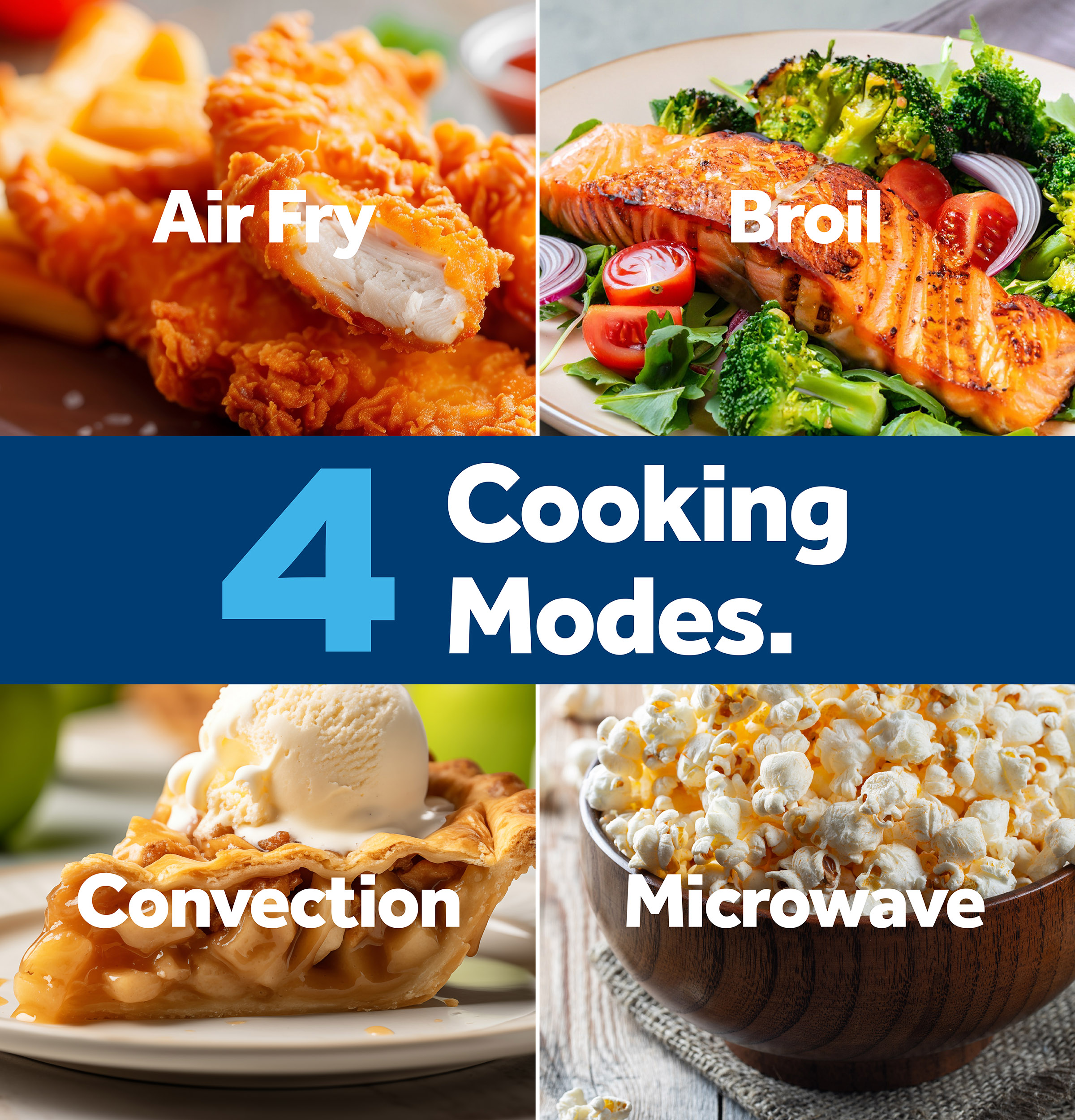 1.0 Cu. Ft. Capacity Countertop Convection Microwave Oven with Air Fry view 10