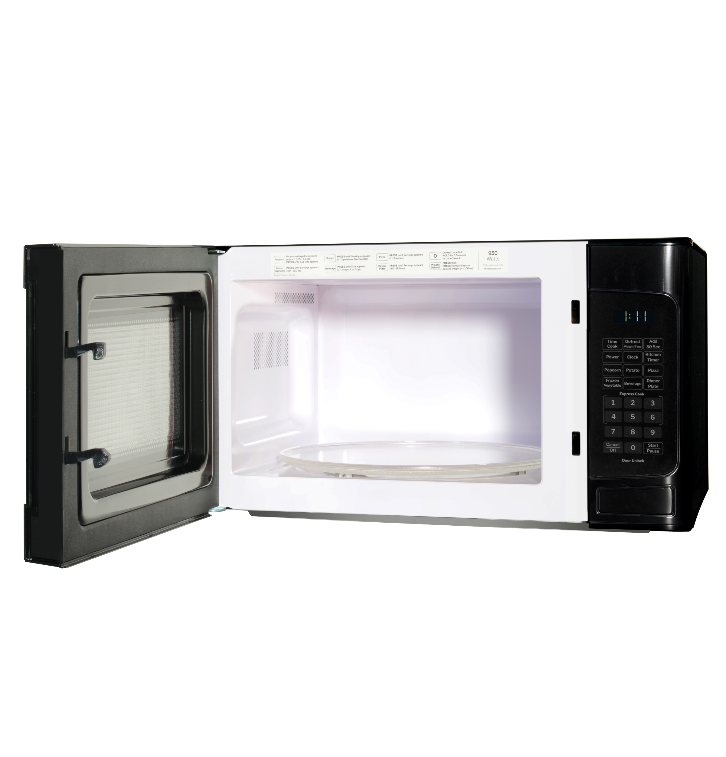 1.1 Cu. Ft. Capacity Countertop Microwave Oven view 4