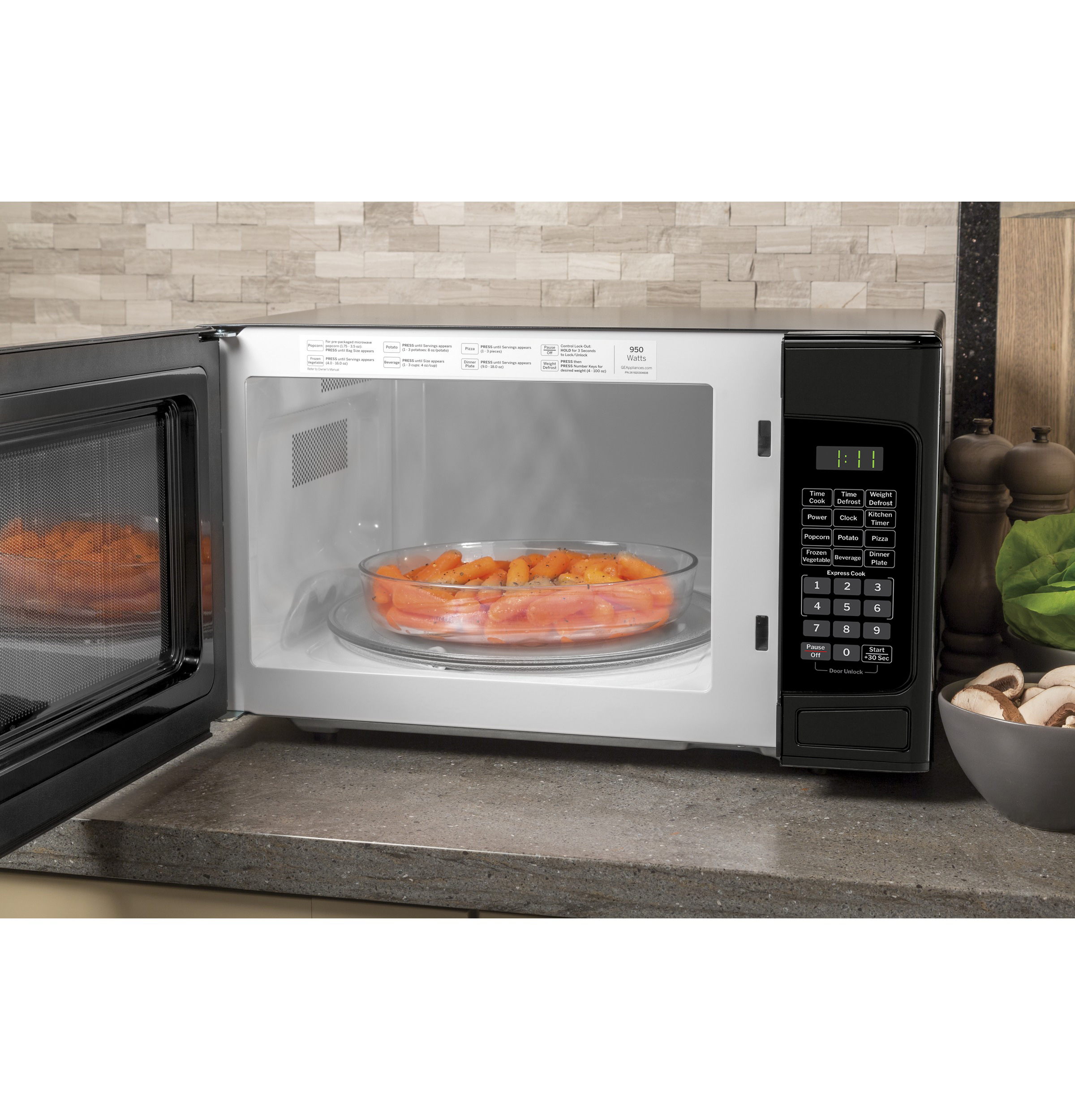 1.1 Cu. Ft. Capacity Countertop Microwave Oven view 5