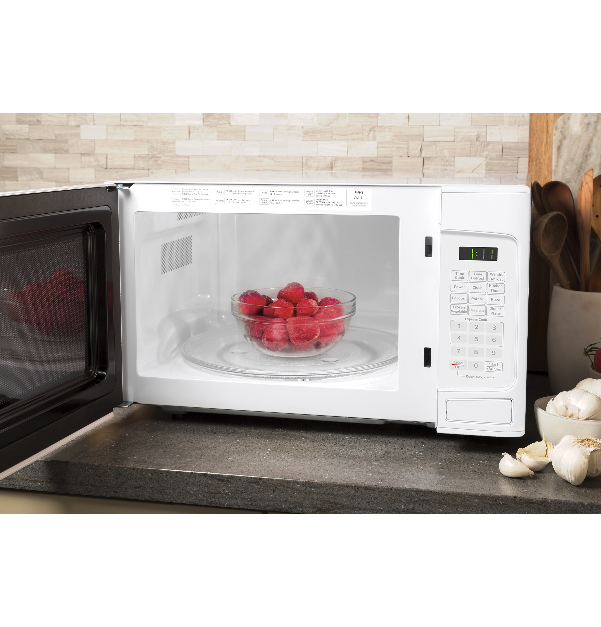 1.1 Cu. Ft. Capacity Countertop Microwave Oven view 6