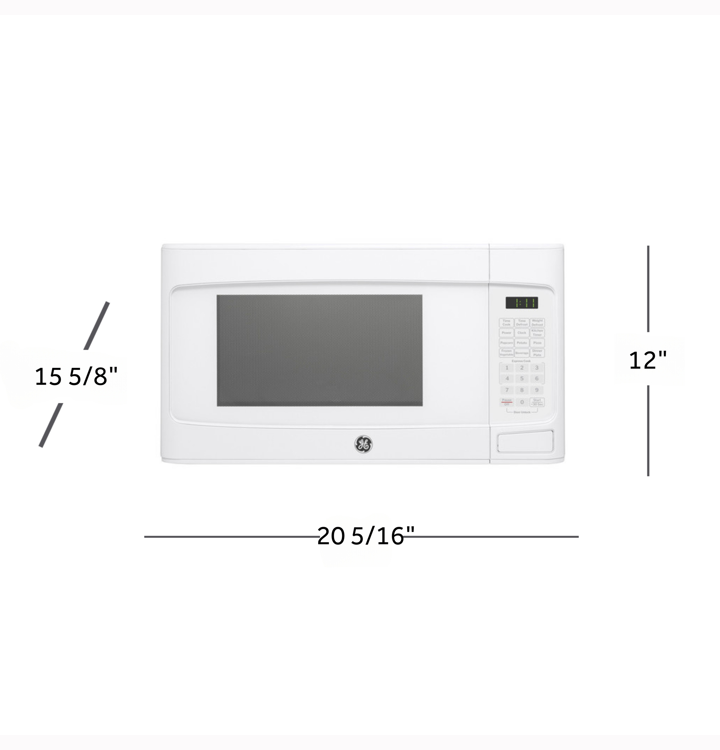 1.1 Cu. Ft. Capacity Countertop Microwave Oven view 12