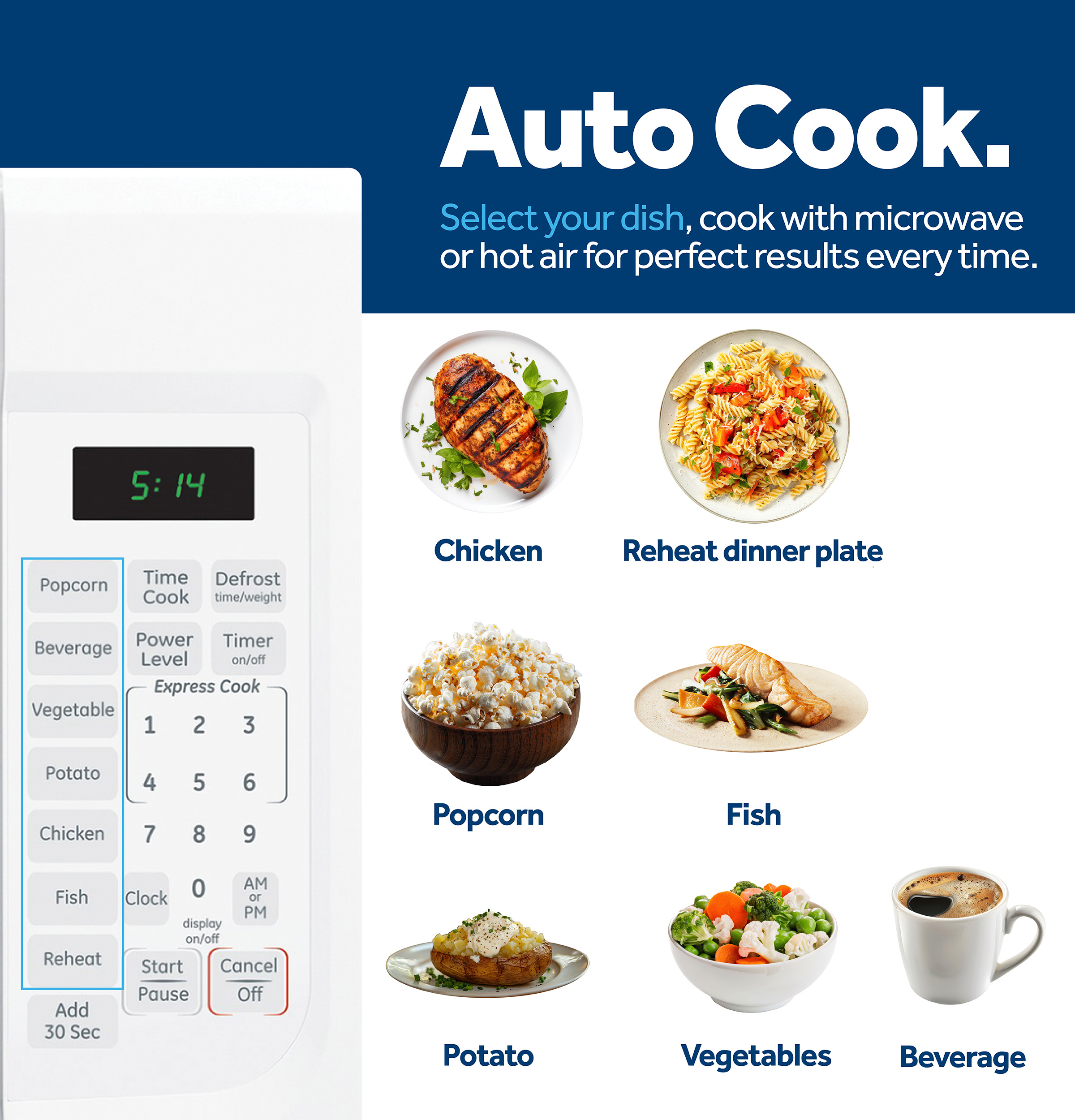 1.4 Cu. Ft. Countertop Microwave Oven view 9