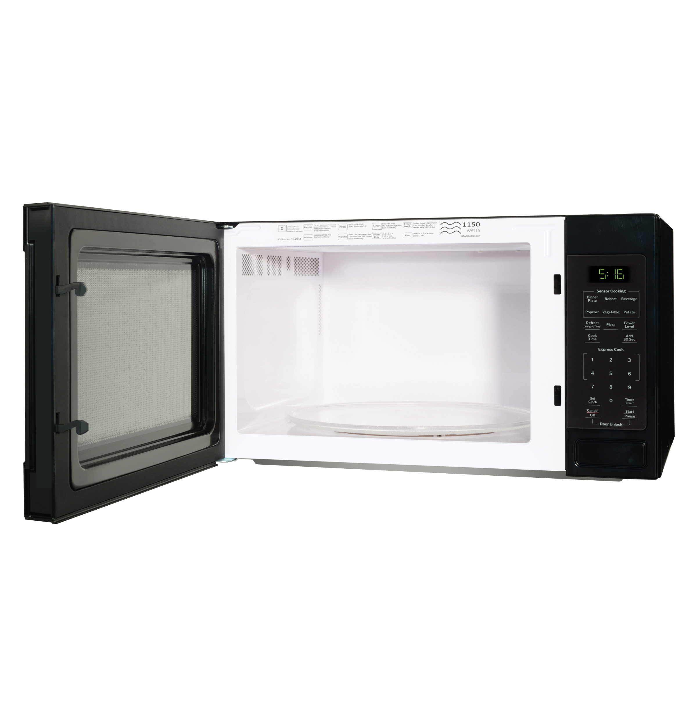 1.6 Cu. Ft. Countertop Microwave Oven view 4