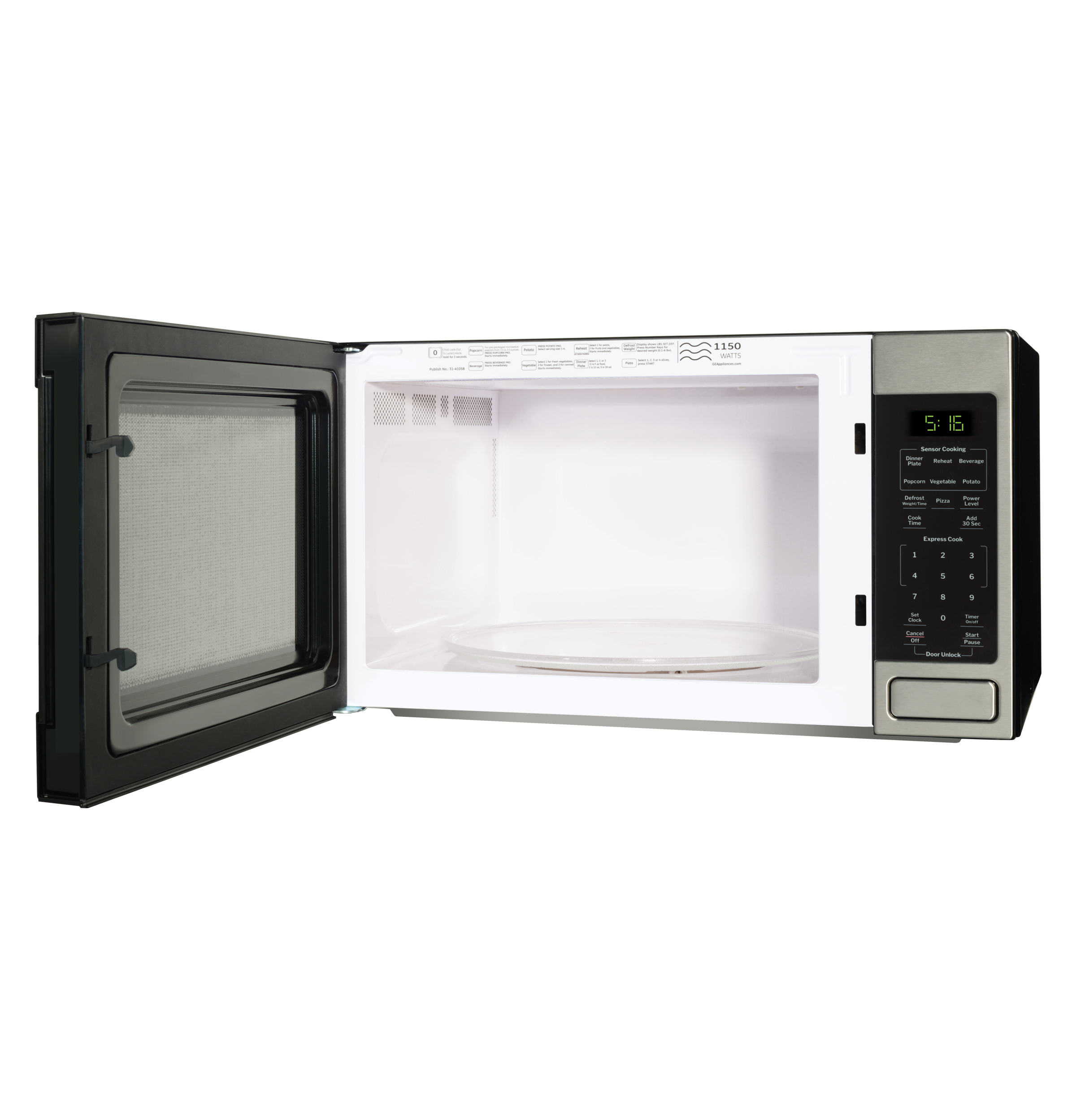 1.6 Cu. Ft. Countertop Microwave Oven view 11