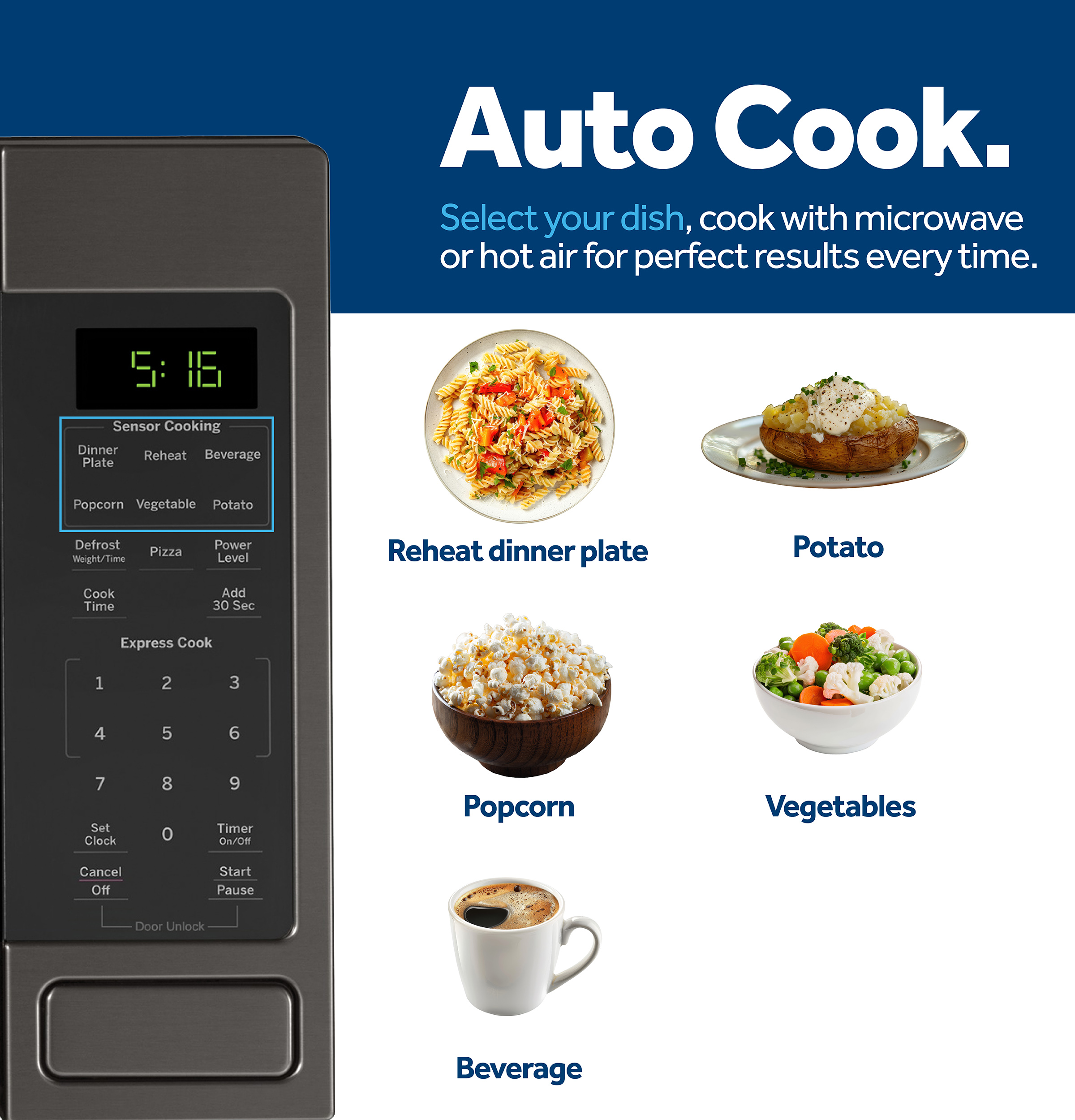1.6 Cu. Ft. Countertop Microwave Oven view 2