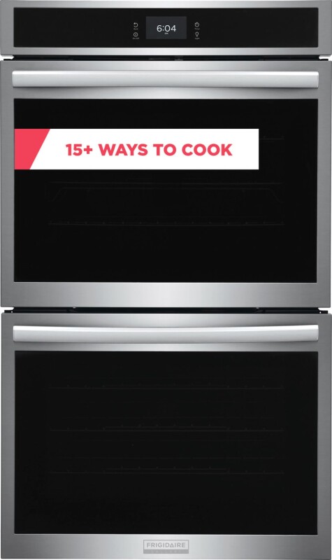 30" Double Electric Wall Oven with 15+ Ways To Cook, Includes Free Air Fry Tray GCWD3067AFA1