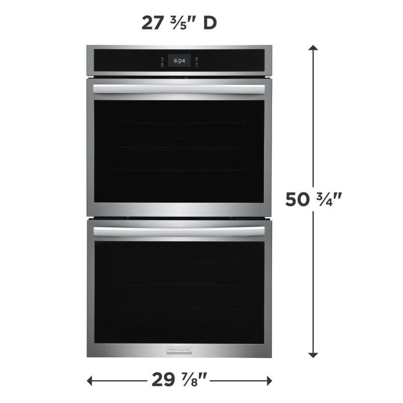 30" Double Electric Wall Oven with 15+ Ways To Cook, Includes Free Air Fry Tray GCWD3067AFA1