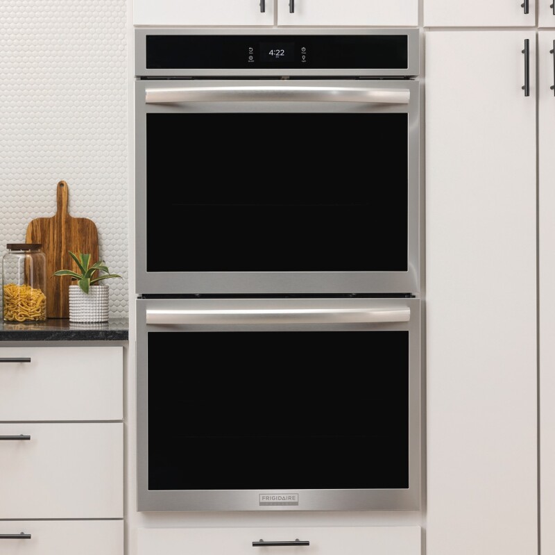 30" Double Electric Wall Oven with 15+ Ways To Cook, Includes Free Air Fry Tray GCWD3067AFA1