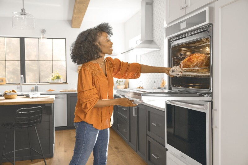 30" Double Electric Wall Oven with 15+ Ways To Cook, Includes Free Air Fry Tray GCWD3067AFA1