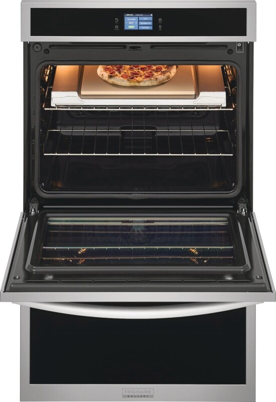 30" Double Electric Wall Oven with Stone-Baked Pizza view 17