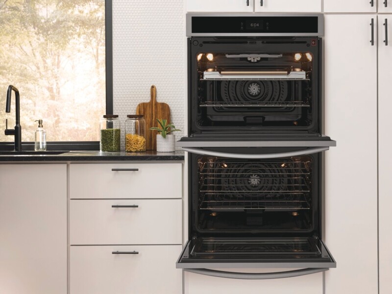 30" Double Electric Wall Oven with Stone-Baked Pizza view 14