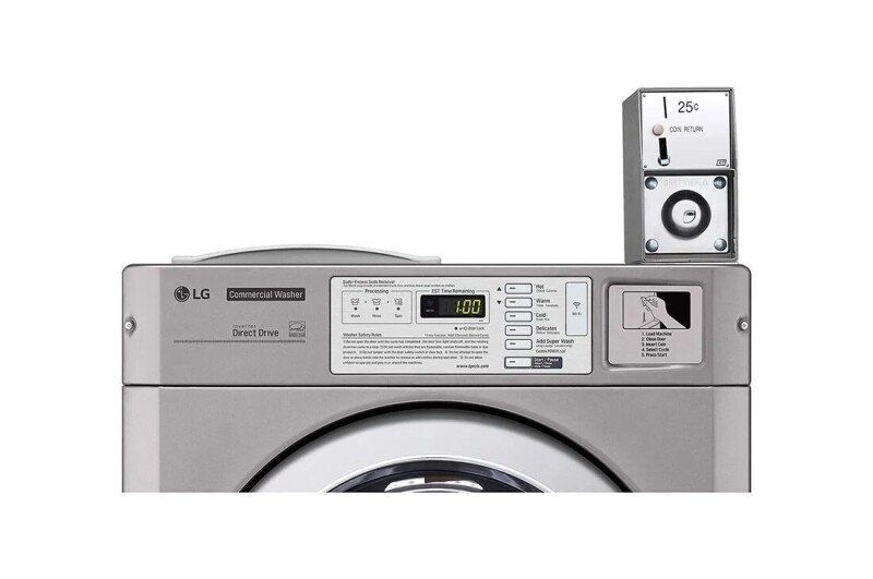 3.7 cu.ft Standard Capacity Frontload Washer Coin GCWF1069QS3, product image 8 of 12