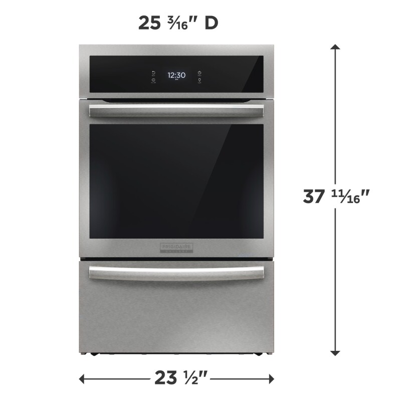 24" Single Gas Wall Oven with Air Fry view 9