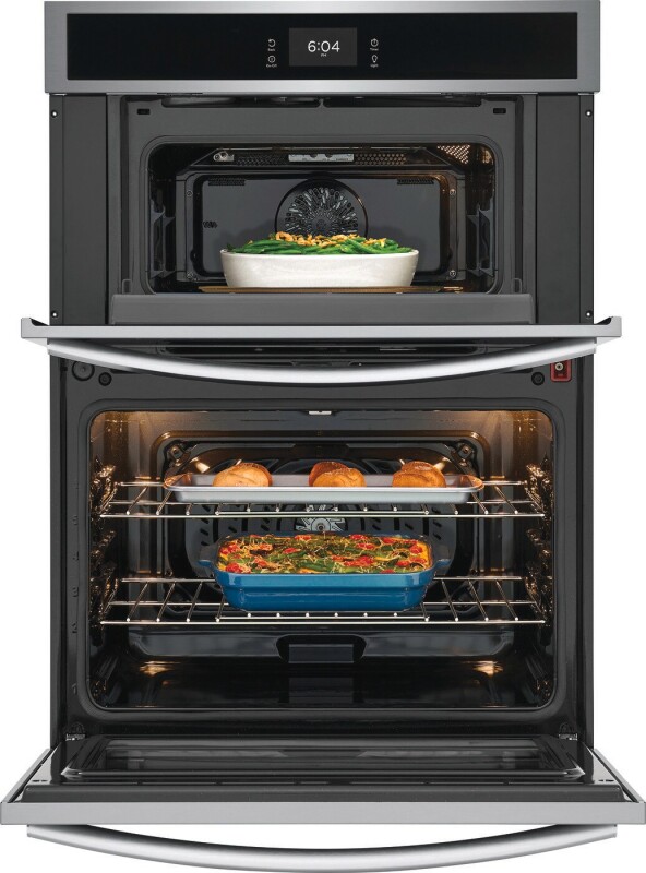 30" Electric Wall Oven and Microwave Combination with 15+ Ways To Cook view 3