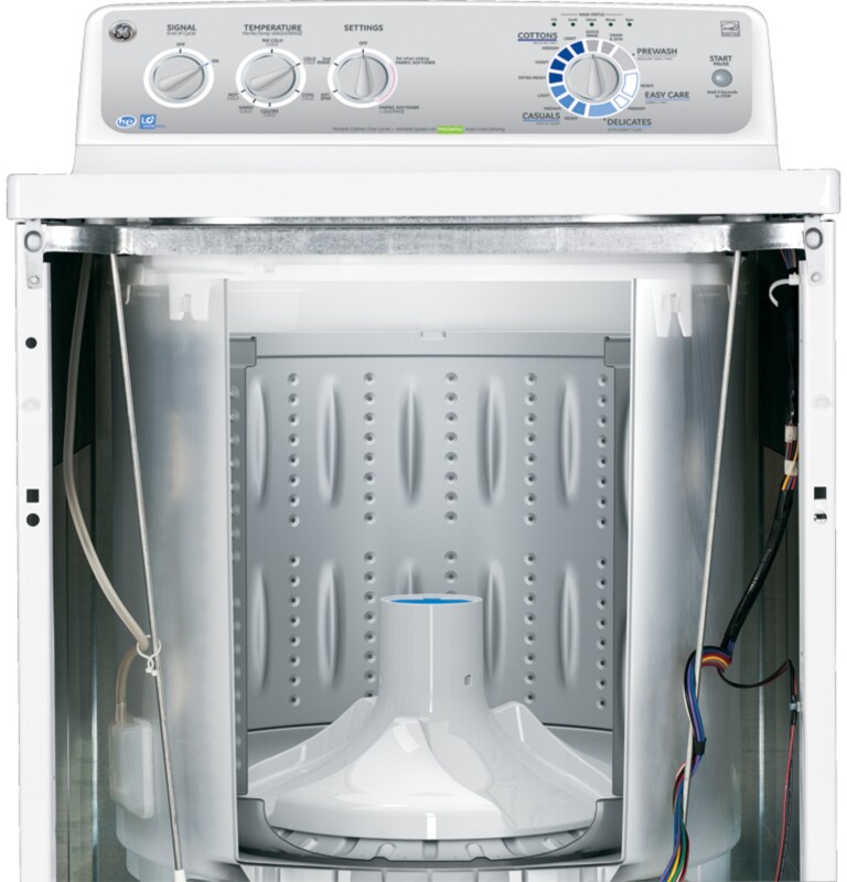3.9 DOE cu. ft. stainless steel capacity washer GCWN4950DWS, product image 2 of 11