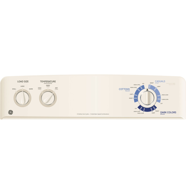 3.3 DOE cu. ft. capacity PermaTuf II smooth basket GCWP1005MCC