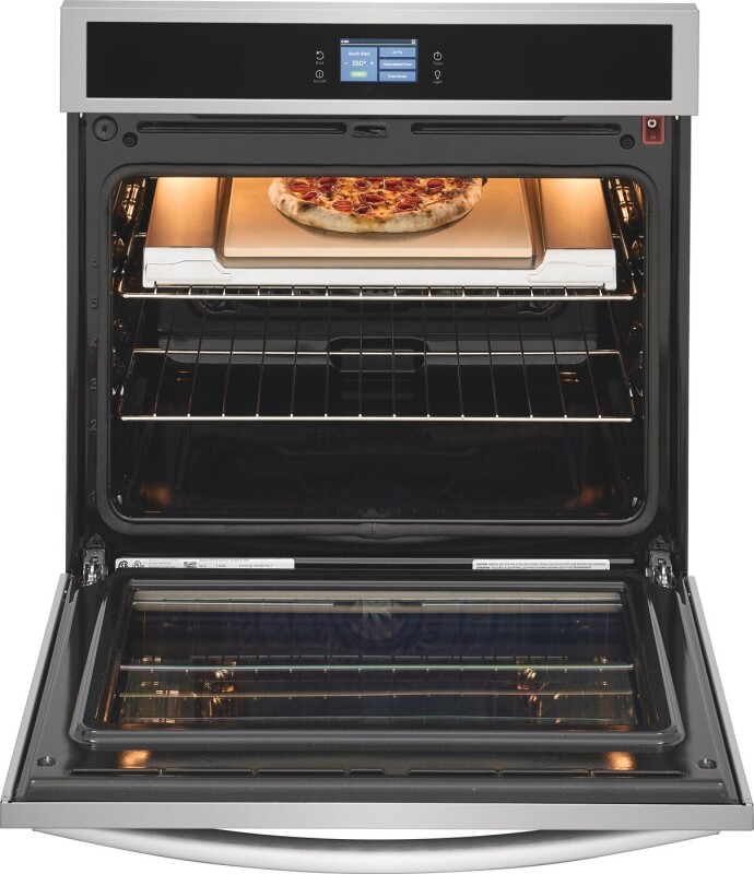 30" Single Electric Wall Oven with Stone-Baked Pizza view 19