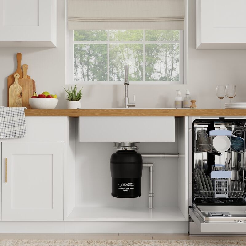 Garbage Disposal 3/4HP ULTRA QUIET 65 dB 2 Stage Grinding 1700 rpm 110V GD075, product image 15 of 17