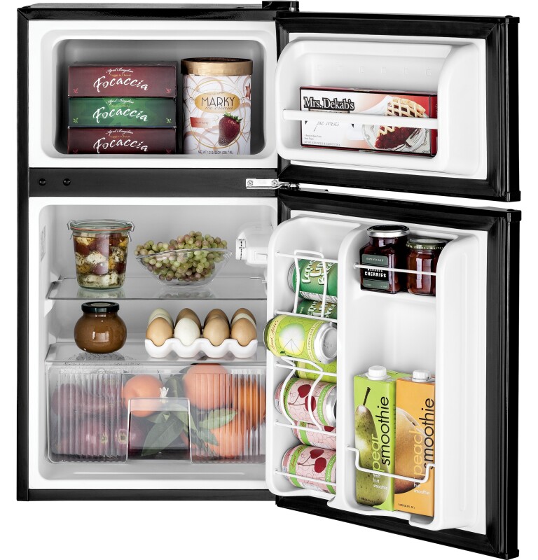 Double-Door Compact Refrigerator view 3