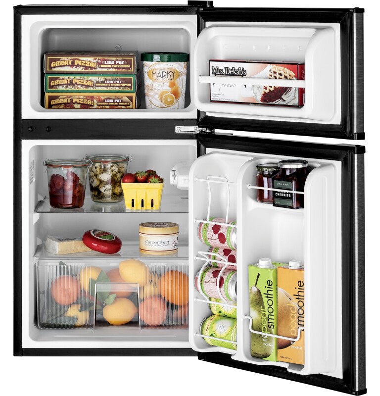 Double-Door Compact Refrigerator view 3