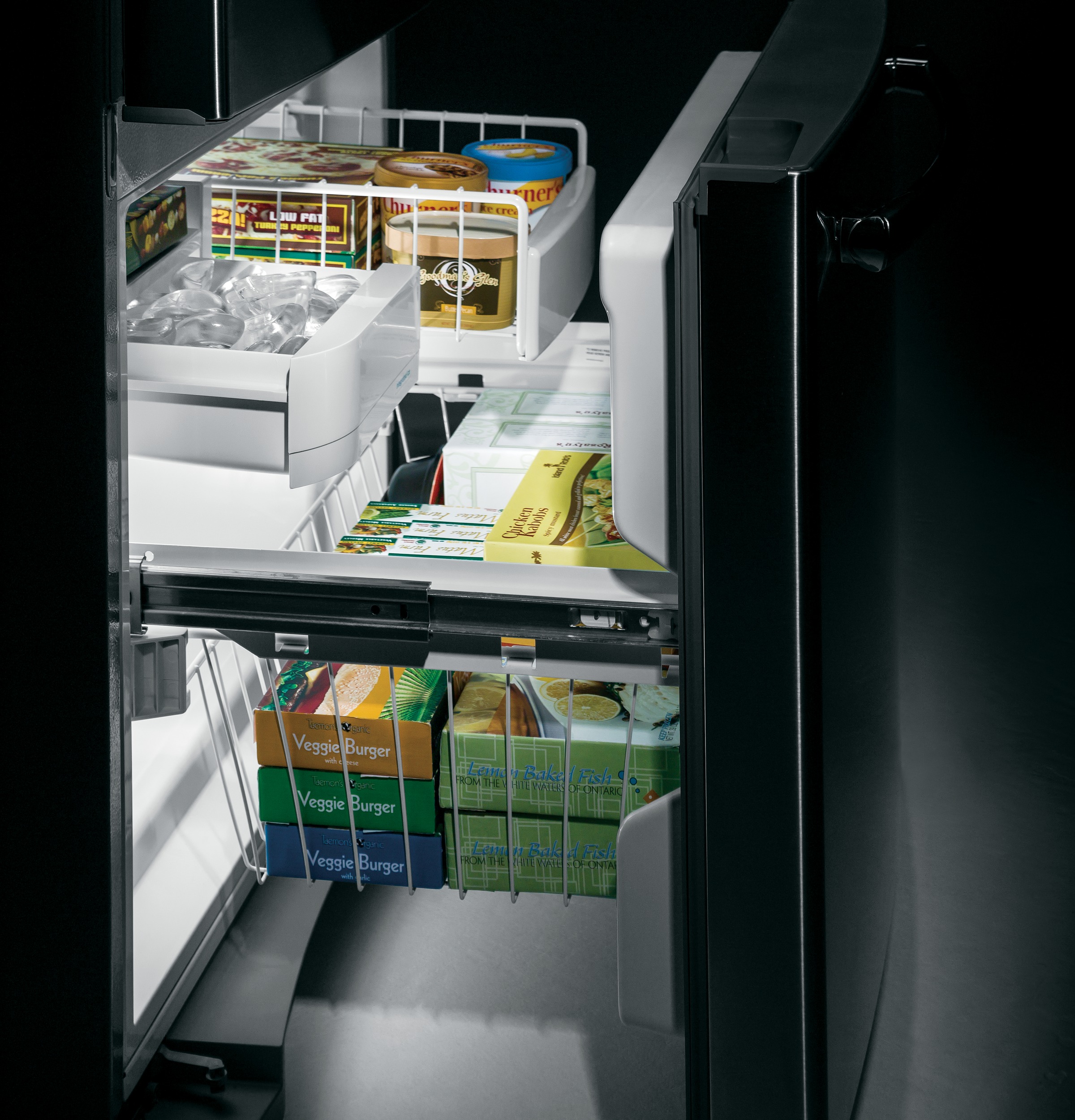 20.2 Cu. Ft. Bottom-Freezer Refrigerator GDE20ESESS, product image 10 of 12