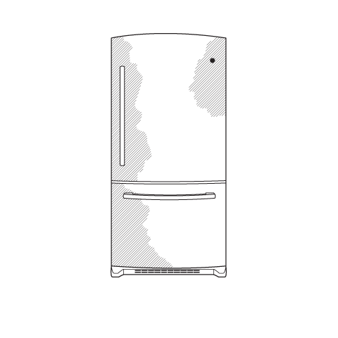 20.2 Cu. Ft. Bottom-Freezer Refrigerator GDE20ESESS, product image 11 of 12