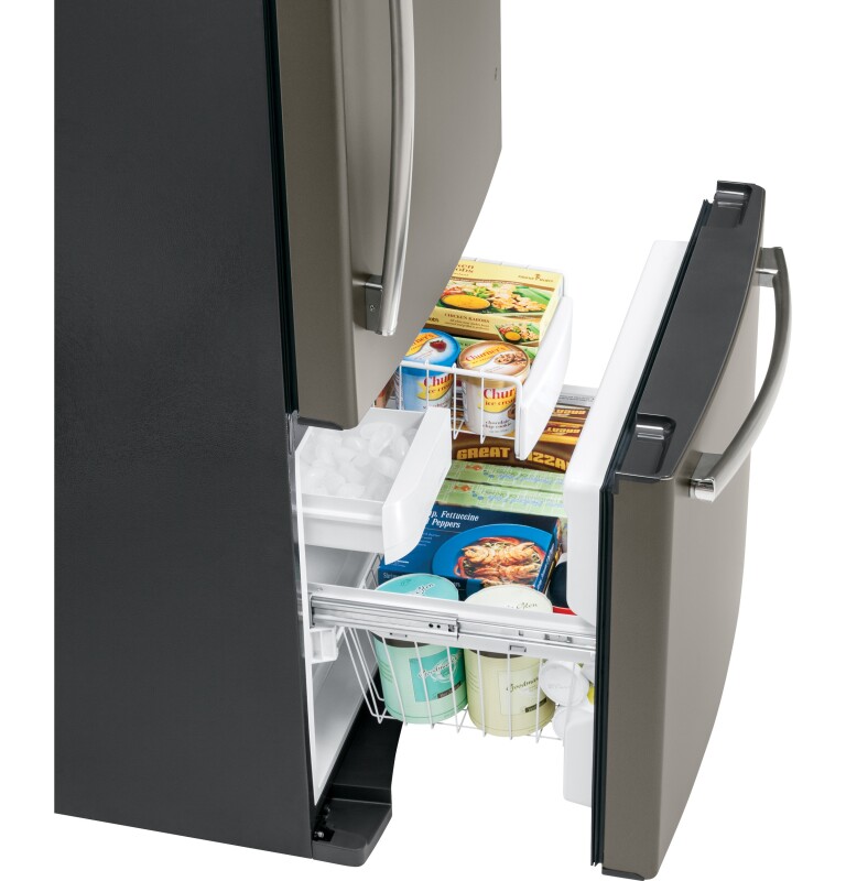 20.3 Cu. Ft. Bottom Freezer Refrigerator GDE20GMHES, product image 3 of 8