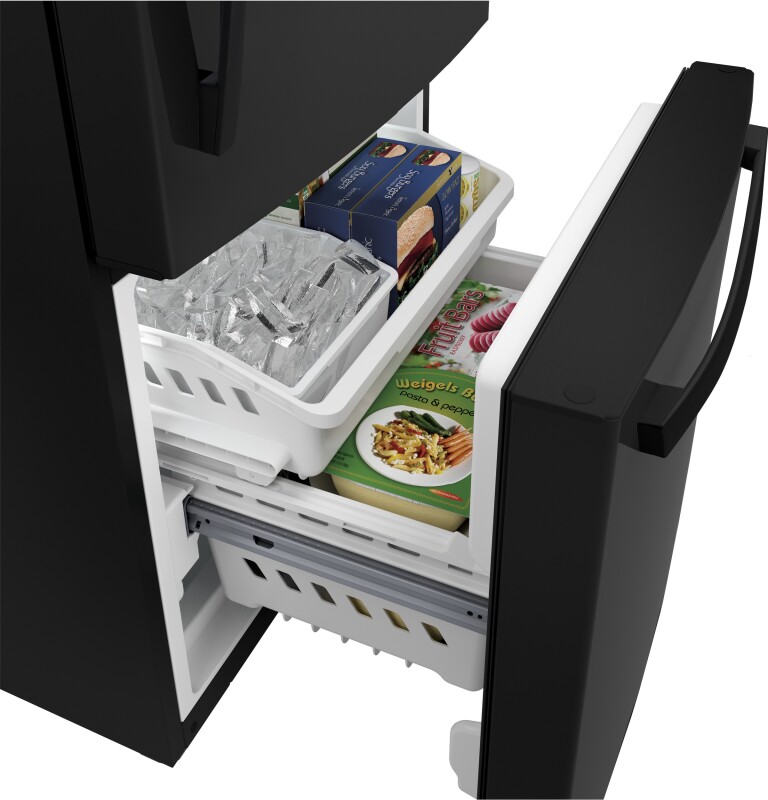 21.0 Cu. Ft. Bottom-Freezer Refrigerator GDE21EGKBB
