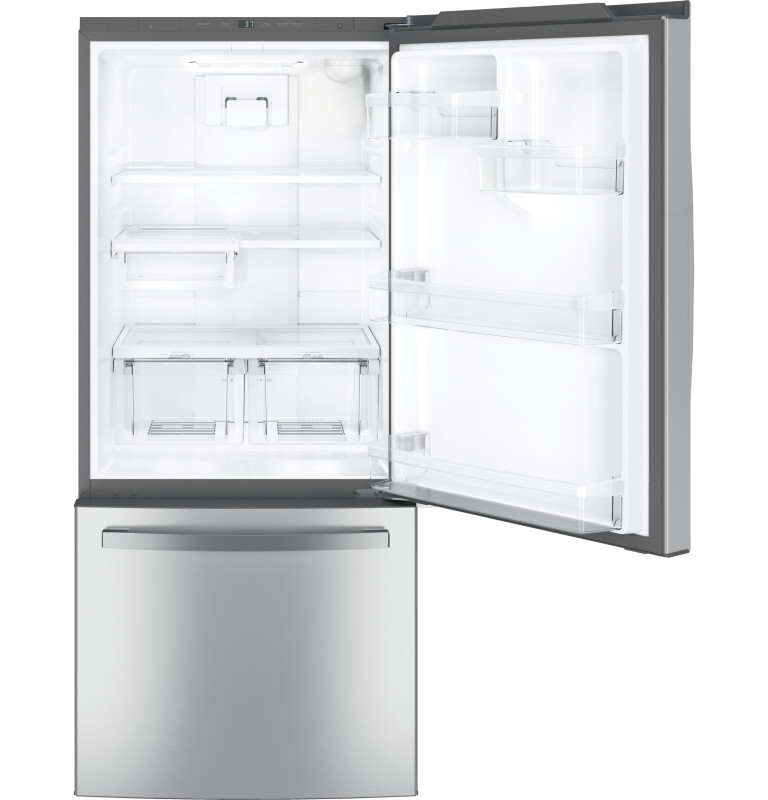 21.0 Cu. Ft. Bottom-Freezer Refrigerator GDE21ESKSS