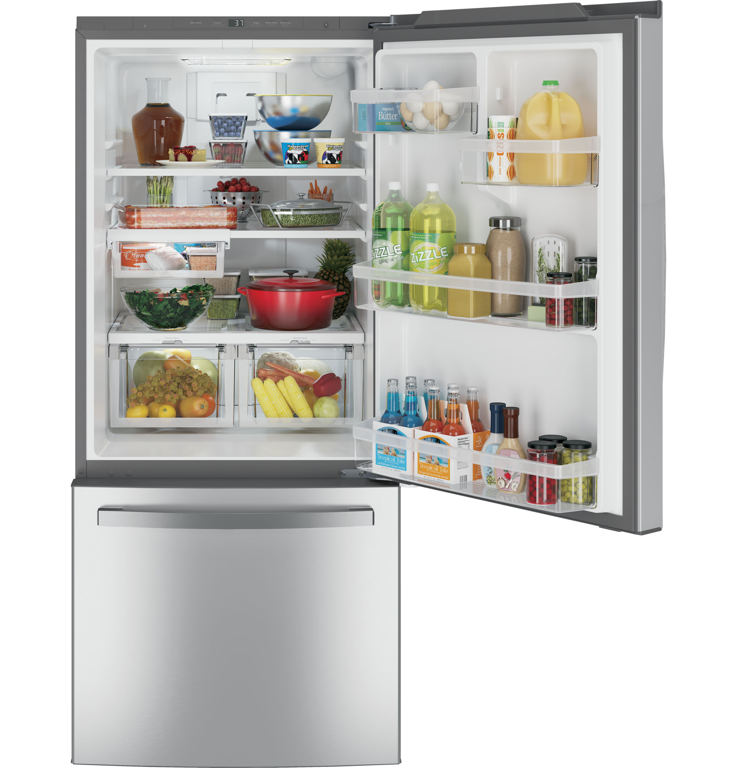 21.0 Cu. Ft. Bottom-Freezer Refrigerator view 2