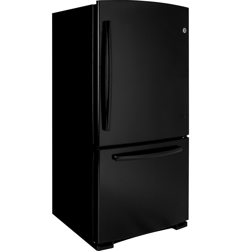 23.1 Cu. Ft. Bottom-Freezer Refrigerator GDE23ETEBB, product image 4 of 9